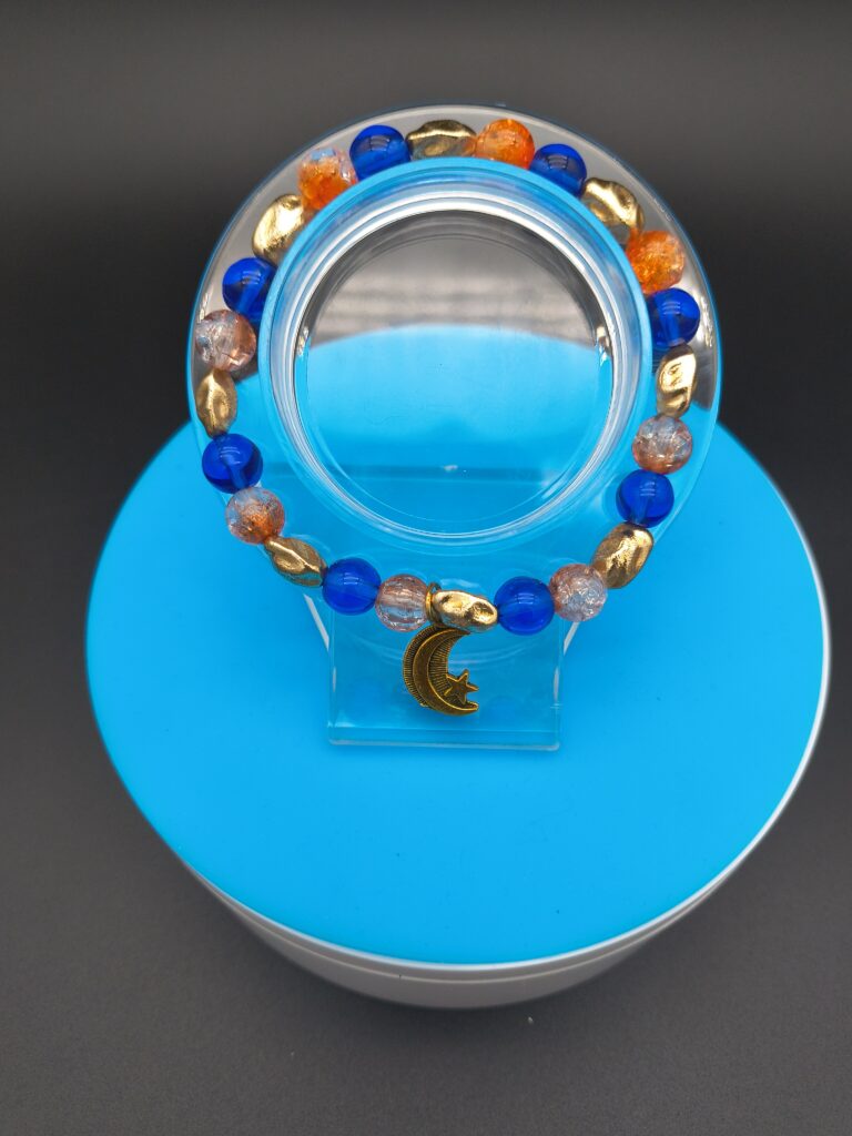 40-blue-orange-and-gold-bracelet